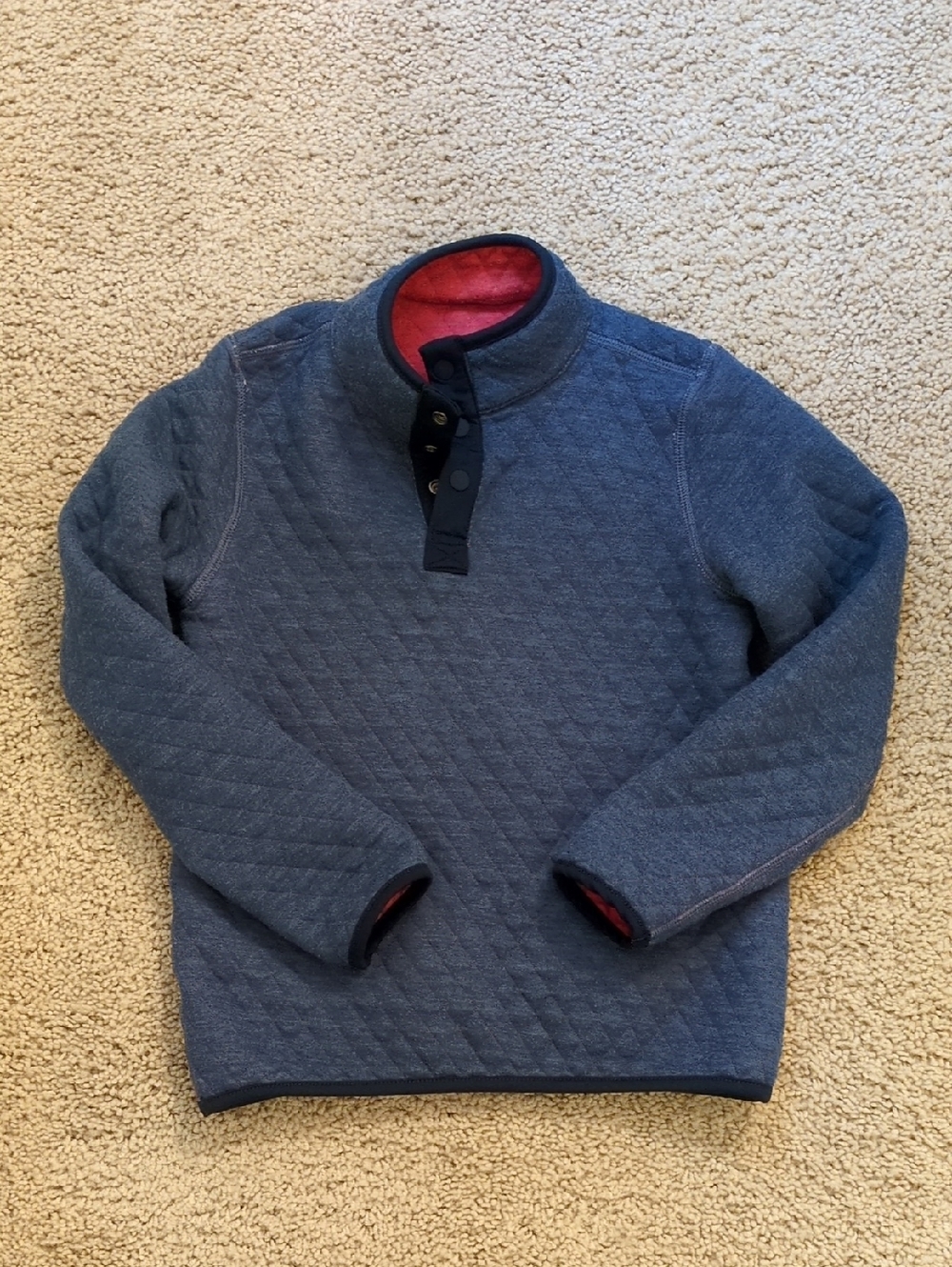 Marine Layer Kids Reversible Quilted Pullover